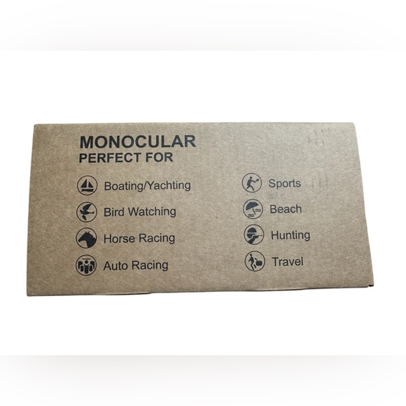 12 X 56 HIGH POWER MONOCULAR TELESCOPE 8 PC SET NEW IN BOX MSRP $100 - Picture 9 of 9